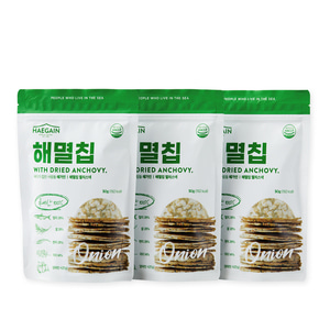 [해가인] 건강해!멸칩 양파맛 세트(3봉)